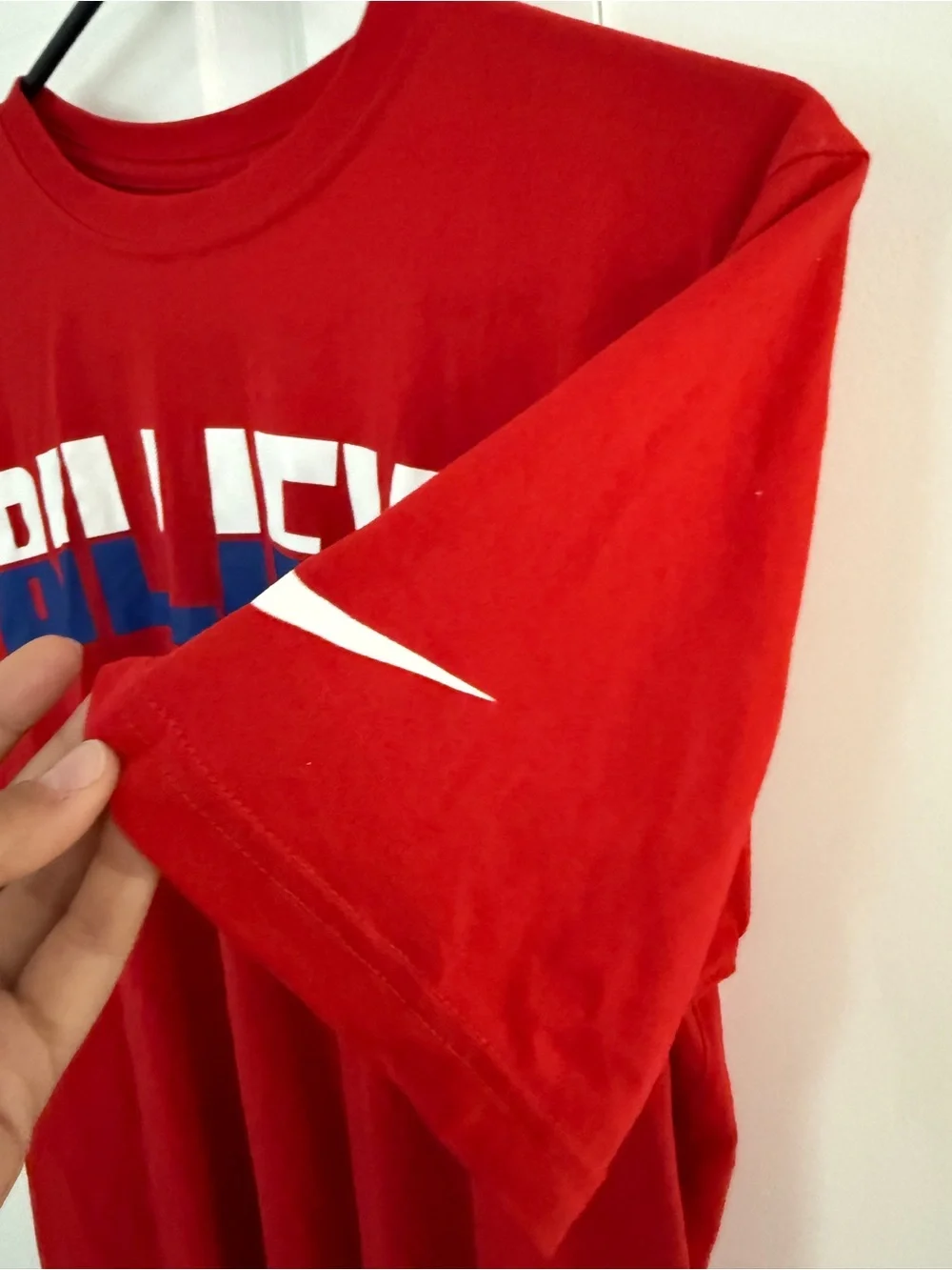 Nike Buffalo Bills Red Graphic T‑Shirt with Logo
